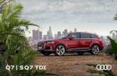 Q7 | S Q7 TDI - Audi Türkiye · 2020-06-17 · Audi Q7, kendine özgü sekizgen ekilli yekpare ve krom kaplamal dikey radyatör zgaralar yla kendinden emin bir görüntü veriyor.