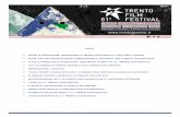 Indice SENTO LE MONTAGNE: ASPETTANDO IL TRENTO FILM ... - Trento Film Festival... · indice sento le montagne: aspettando il trento film festival con andy holzer oltre 100 film per