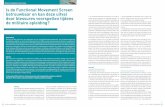 Is de Functional Movement Screen betrouwbaar en kan deze … · 2018-08-20 · Interobserver reliability and test-retest reliability were analysed using percentage of agreement, Cohen’s