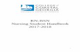 RN-BSN Nursing Student Handbook 2017-2018...RN-BSN Student Handbook, 2017-2018; 5 Revised: 9/29/2017 INTRODUCTION PREFACE This handbook provides information about major policies, procedures,