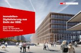 Immobilien-Digitalisierung aus Sicht der SBB. - SIX …...Spiez, 12. April 2019 Plenarversammlung EGT Viel mehr als nur Züge: Die SBB ist nicht nur das grösste Schweizer Transportunternehmen.
