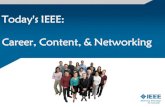 Today's IEEE: Career, Content, & Networking · 2014-04-08 · IEEE -Institute of Electrical & Electronic Engineers Inc. 美国电气电子工程师学会 IET-Institution of Engineering