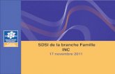 SDSI de la branche Famille INC - Toute l'information du ... · Les enjeux du SDSI S’assurer de l’alignement stratégique de l’évolution du système d’information sur les