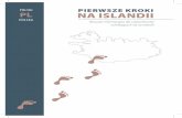 Polski PIERWSZE KROKI PL NA ISLANDII · Najlepszym sposobem na dobre samopoczucie w nowym kraju jest wzięcie udziału w życiu społecznym oraz nauka języka. Ta broszura nie jest