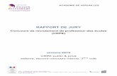 RAPPORT DE JURY - Site Internet · Page 2 Le rapport du jury ainsi établi se rapporte aux six concours organisés dans l’académie de Versailles pour la session 2019: - Concours
