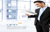 QPR Software Oyj - vuosikertomukset · QPR ProcessGuide Xpress on QPR ProcessGuiden työasemapohjainen versio. QPR ScoreCard verkkosivujen () on kokonaisvaltainen ohjelmisto strategiseen