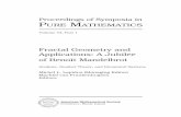 Proceedings of Symposia in PURE MATHEMATICSusers.math.yale.edu/~bbm3/web_pdfs/jubilee2.pdf · 2006-02-03 · American Mathematical Society Providence, Rhode Island PURE MATHEMATICS