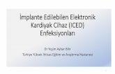 İmplante Edilebilen Elektronik Kardiyak Cihaz (ICED ... · İmplante Edilebilir Kardiyak Cihazlar PİL (Pacemaker)/ İmplante edilebilen kardiyoverter-defibrilatörler (ICD) Tanım: