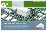 Die Zukunft startet hier - Region A3... Die Zukunft startet hier A³ Wirtschaftsraum Augsburg – der Produktionsstandort in der Europäischen Metropolregion München. Innovative Unternehmen