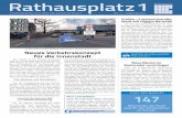 Rathausplatz 1 · Nr. 2 | Februar 2019 · NR. 2 | FEBRUAR 2019. So könnte die „unechte“ Einbahnstraße aussehen. Montage: Stadt Erlangen. Neues Verkehrskonzept für die Innenstadt.