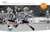 groep 1 - hollandia-t.nl · Voorfase 1.2 / warming-up Regels: • 3-4 spelers met bal proberen te dribbelen naar de overkant • na het passeren van de verdedigers kunnen de aanvallers