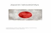 Japanin talouskehitys...1.6 Toinen maailmansota ja sen vaikutukset Japanin taloudelliseen kehitykseen 1.7 Toisen maailmansodan jälkeisen kehityksen pitkä linja 2.0 Minttu Engberg