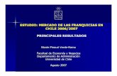 ESTUDIO: MERCADO DE LAS FRANQUICIAS EN CHILE 2006/2007 …€¦ · Estados Unidos sigue liderando en el origen de las franquicias aunque con menor participación Franquicias según