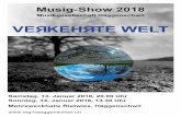 VE KEH TE WELT - Musikgesellschaft Häggenschwil · Musig-Show 2018 Musikgesellschaft Häggenschwil Samstag, 13. Januar 2018, 20.00 Uhr Sonntag, 14. Januar 2018, 13.30 Uhr Mehrzweckhalle