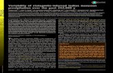 Variability of stalagmite-inferred Indian monsoon precipitation … · Variability of stalagmite-inferred Indian monsoon precipitation over the past 252,000 y Yanjun Caia,b,1, Inez