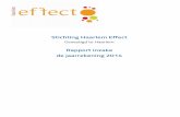 Rapport inzake de jaarrekening 2014 - Haarlem Effect 2014 Haarl… · Als gevolg van de veranderingen in de langdurige zorg zal de indicatieverlening voor gespecialiseerde zorg drastisch