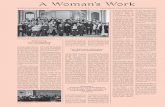 A Woman’s Work - .GLOBAL€¦ · ten und das Symposium A Woman’s Work [Das Werk der Frau] ins Leben riefen. A Woman’s Work [Das Werk einer Frau] war bestrebt, die Bei-träge