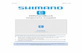Hilfehandbuch - Shimano · (German) HM-G.3.2.1-00 Hilfehandbuch (Allgemeine Ausgabe) Vielen Dank für Ihren Erwerb eines Produktes von Shimano. Diese Bedienungsanleitung erläutert
