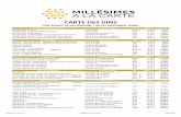 CARTE DES VINS...Carte des Vins 1/12 Millésimes à la Carte 24/05/2017 CÔTE DE BEAUNE suite PRODUCTEURS AN PRIX HT PRIX TTC PERNAND-VERGELESSES 1ER CRU "CLOS BERTHET" Monopole Domaine