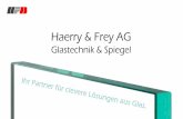 Haerry & Frey AG...Balkonverglasung - transparenter Wind- und Wetterschutz - profilarme Glaselemente - hoher Bedienkomfort Wintergarten / Sitzplatz - Wohnraumerweiterung - thermisch
