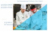 글로벌조리학부 글로벌조리전공 · 2020-04-22 · 특별과정. INBP. Sol International Culinary Arts Major 3 프로그램명칭: Master Class INBP Pâtisserie ― 취득자격증