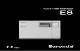Kullanma kilavuzu E8 - dunya-euronda.com · İşbu el kitabı aşağıdaki cihaz seri ve modelleri ile ilgilidir: Serisi Modeli E8 E8 24L . Bu kitapçık ürünün bir parçasıdır