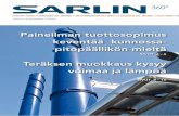 Sarlinin asiakaslehti 2/2010 · Sulzer Pumps kuuluu maailman johtaviin pumppujen suunnitte-lijoihin ja valmistajiin jo vuodesta 1834. Karhulan teollisuuspuis-tossa sijaitsevat Sulzer