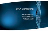 DNA-ComputingDNA-Computing Markus Miksch Michael Miksch Philipp Göschl Übersicht •Einführung DNA •DNA-Computer Idee •Bisherige Errungenschaften •Probleme DNA (Desoxyribonukleinsäure)