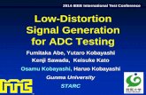 2014 IEEE International Test Conference Low …...2014 IEEE International Test Conference 2/41 Research Objectives • Use an Arbitrary Waveform Generator (AWG) as low-cost low-distortion