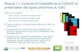 Module 1.1 Contexte et impératifs de la CCNUCC et ......notification des activités liées aux forêts V1, mai 2015 Licence Creative Commons Module 1.1 Contexte et impératifs de