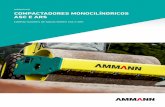 MÁQUINAS COMPACTADORES MONOCILÍNDRICOS ASC E ARS · Os compactadores de solos da Ammann fornecem potência de compactação líderes da indústria - para qualquer tipo de aplicação.