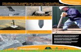 INGEN STRØMKABLER Håndbetjente mejsler og stamper i høj … · 2019-07-25 · rustet til at hugge i beton, asfalt, sten, træ og andet hårdt materiale. • Et universalprodukt