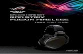 Gaming Headset ROG STRIX Fusion Wireless · • Windows® 10 / Windows ® 8.1 / Windows 7 • Internet connection (for downloading optional software) • USB 2.0 port Getting started