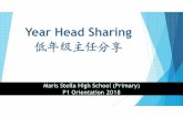 Year Head Sharing 低年级主任分享 · Family-Child Activity Book from MOE Information about school, things to bring on the 1stday of School PSG form Dads For Life form Family