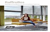 Raffrollos · Die Raffrollo Kollektion umfasst eine grosse Auswahl an Uni-Farben mit unterschiedlichen Transparenzen in schönen, modernen Designs. Die Muster können schlicht oder