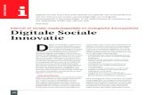 Informatie maandblad voor informatievoorziening · sociale innovatie 18 Digitale Sociale Innovatie (DSI) behelst het gebruik van netwerkeffecten van het internet om sociale, maatschappelijke