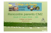 Académie de Versailles - Rencontre parents CM2 · 2016-03-16 · Participation au concours «««Kangourou"«Kangourou" Une journée allemande au ... vos enfants, nos élèves, sont