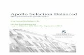 Apollo Selection Balanced - Titel€¦ · 112.095,14 7,09 419.863,70 26,57 Summe der in organisierte Märkte einbezogenen Wertpapiere EUR 1.568.638,20 99,28 Summe Wertpapiervermögen