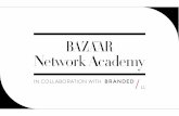 IN COLLABORA TION WITH - HEARST · • Online platform • Social media netwerk *Leden van de Network Academy krijgen een jaarabonnement op Harper’s Bazaar, gratis toegang tot de