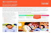 Cambridge IGCSE Guida per i genitori · 2020-02-08 · Il Cambridge IGCSE (International General Certificate of Secondary Education) è la certificazione internazionale più conosciuta