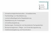 Umweltverträglichkeitsstudien, Umweltberichte • Fachbeiträge zur … Bochum Leistungsspektrum.pdf · 2016-02-20 · Autocad 2010, DIG-CAD Version 5.0 Dateiformat: dwg, dcd Austauschformat: