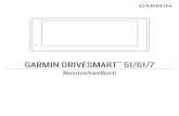 GARMIN DRIVESMART Benutzerhandbuch 51/61/7 · 2020-03-20 · GARMIN DRIVESMART Benutzerhandbuch 51/61/7 ... 8
