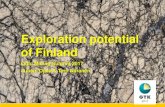 Exploration potential of Finland - oulu.fi...information that would adequately characterise mineral systems: • Geochronology and genetic links of mineralisation • Lithospheric