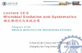 Lecture 12-3 Microbial Evolution and Systematicsmicro.sjtu.edu.cn/PDF-Microbiology/16-2 Lecture 12-3 Evolution... · The Second Edition of Bergey’s Manual of Systematic Bacteriology