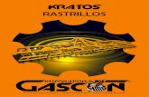 Rastrillos Kratos Serie - gasconinternational.com · 2019-12-03 · rastrillos suspendidos 5 filas chasis fijo puas 25x25mm. ancho ancho peso pi-jas categoria potencia modelo "rsrf"