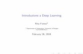 Introduzione a Deep Learning - unibo.itfioresi/2018/dl/dl-conf.pdf · 2018-02-26 · Introduzione a Deep Learning Rita Fioresi1 1 Dipartimento di Matematica, Universita’ di Bologna