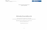 20180208 BScBC Modulhandbuch · Allgemeine Chemie 2 – BCB P 01b Modultitel Allgemeine Chemie 2 – BCB P 01b Kennnummer / Prüfcode Studiengang B. Sc. Biochemie Modultyp Pflicht