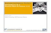 Business Intelligence Platform · 2015-01-22 · Business Intelligence Platform SAP NetWeaver BI 와 Business Object BI Platform 로드맵 정운갑전무 Sales Consulting, SAP Business