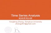 Time Series Analysis - Yongfeng Zhangyongfeng.me/attach/time-series-analysis-zhang.pdfanalysis and interpretation - find a model to describe the time dependence in the data, can we