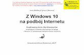 (praca zbiorowa) Z Windows 10 · komputera. Kurs ten nie jest książką do poduszki! Ćwiczenia tego kursu musisz przerobić osobiście „na komputerze”. Na-uczenie się pracy